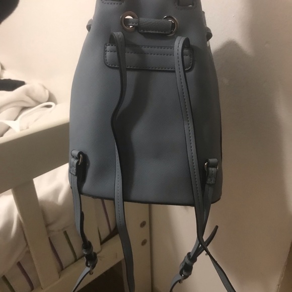 Blue mini backpack - Picture 4 of 5